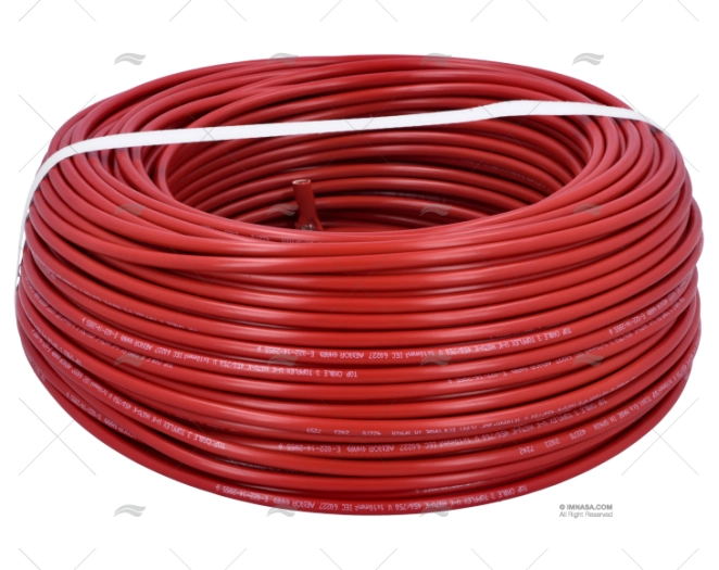 CABLE H05V/H07V 10  RED/ 100Mts 10mm3