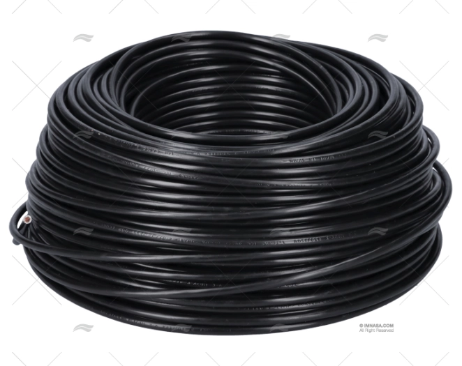 CABLE H05V/H07V  6    NEGRO       100m