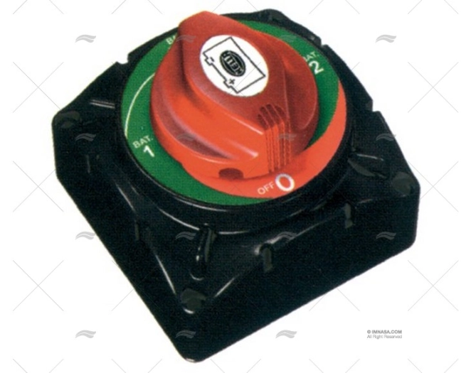 BATTERY SWITCH  ON/OFF 12-24V 2 BAT 500A HELLA MARINE