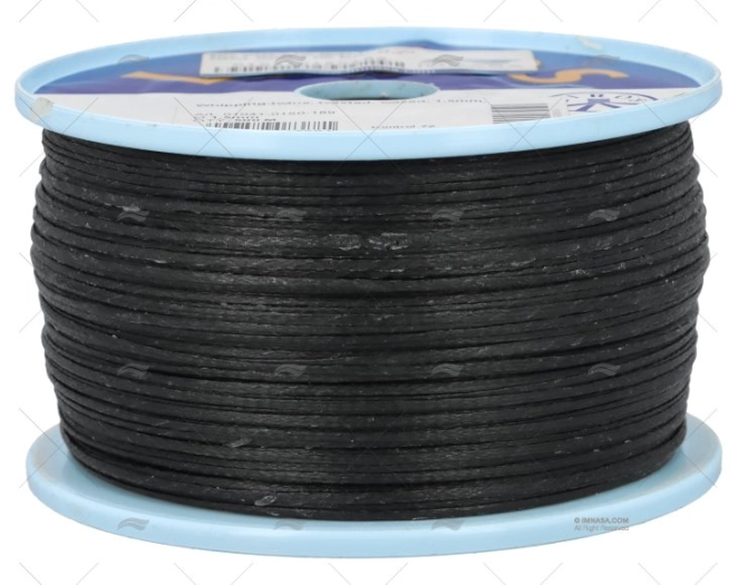 SEWING THREAD 1,5mm BLACK 500m