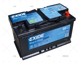 BATTERIE NAUTIQUE ECODRY AGM 82AMP.