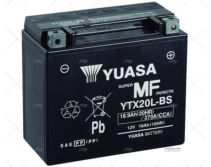 BATERIA  18A AGM YTX20L-B YUASA