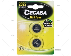 BATERIA PILA CR2025 3,0v/2Ud.