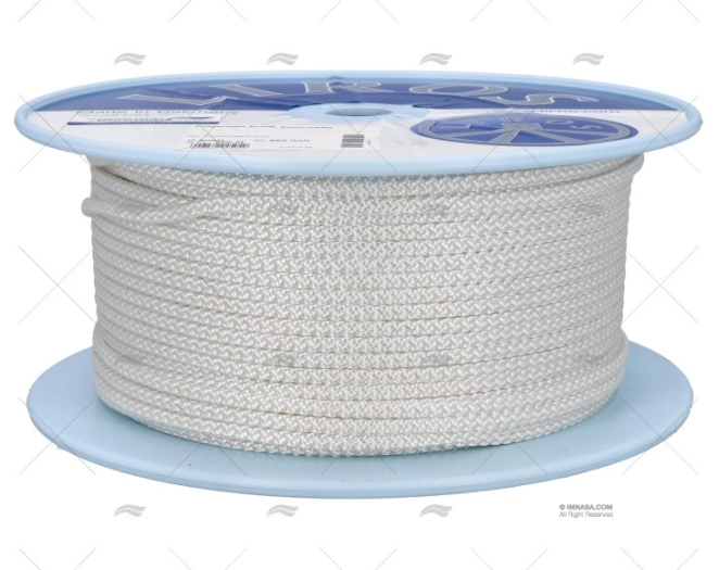 CORDAGE POLYAMIDE 06mm BLANC 200m LIROS