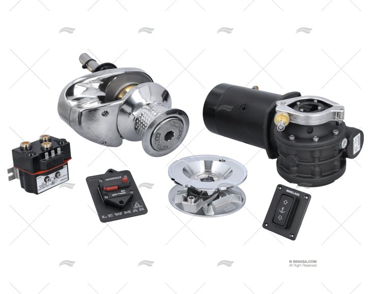 WINDLASS KIT V3 24V 1000W W/BELL  10mm LEWMAR