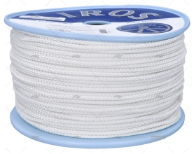 CORDAGE TRESSE POLYESTER 05mm BLANC 250m LIROS