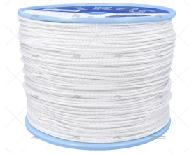 CORDAGE TRESSE POLYESTER 04mm BLANC 500m LIROS