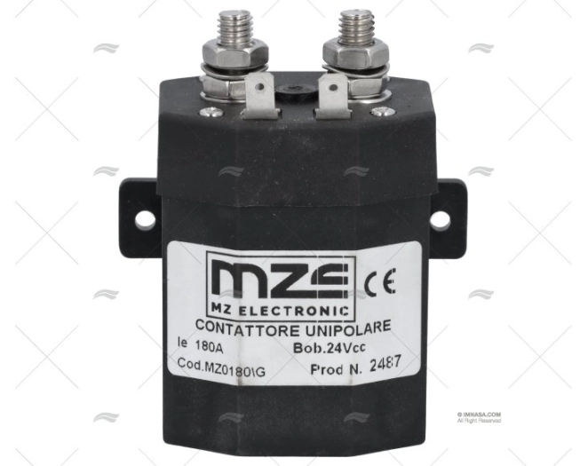 SINGLE POLE CONTACTOR 24V-180AMP MZ ELECTRONICS