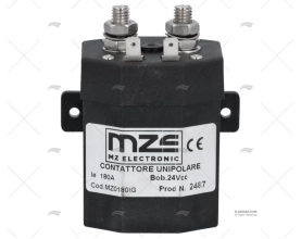 SINGLE POLE CONTACTOR 24V-180AMP MZ ELECTRONICS