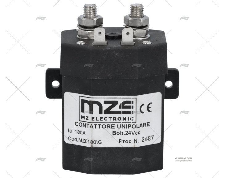 SINGLE POLE CONTACTOR 24V-180AMP MZ ELECTRONICS