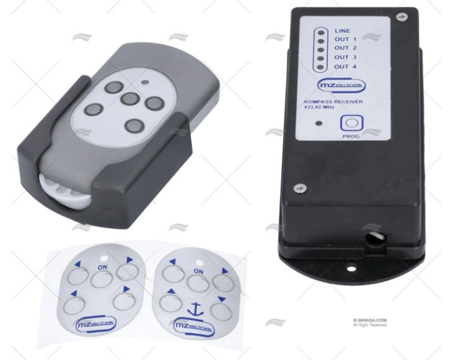 KIT RADIO FREQUENCE 4CH 10-40V MZ ELECTRONICS