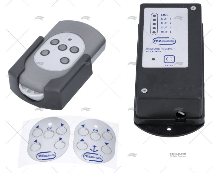 WIRELESS REMOTE CONTROL 4CH.MZ 1  KOMPAS MZ ELECTRONICS