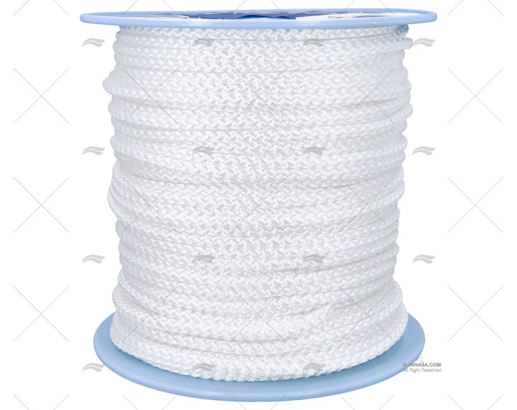 CORDAGE TRESSE POLIPROP. 10mm BLANC 200m LIROS