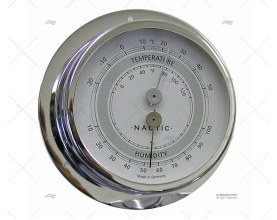 TERMO-HIGROMETRO INOX 83MM BARIGO