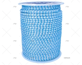 CORDA MULTIUSO 12mm BRANCO / AZUL 200m LIROS