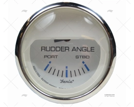 RUDDER ANGLE INDICATOR S/S WHITE FARIA