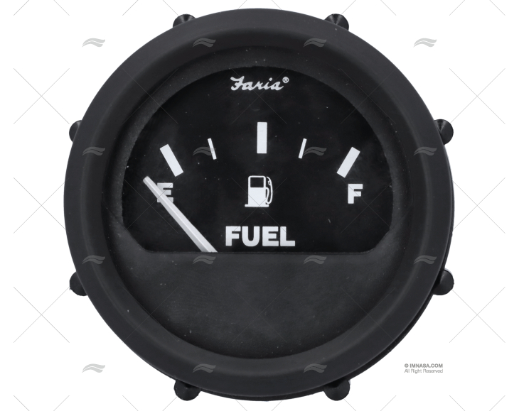 FUEL LEVEL GAUGE BLACK 2' FARIA