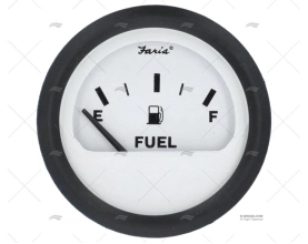 FUEL LEVEL GAUGE WHITE 2' FARIA