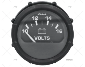 VOLTIMETRO FRN  10-16V NEGRO FARIA