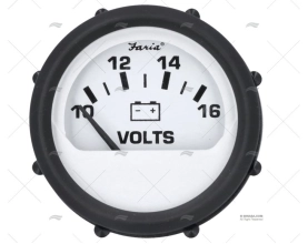 VOLTIMETRO FRB 10-16V BRANCO FARIA