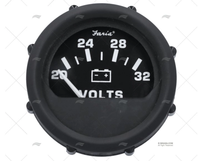 VOLTIMETRO FRN  20-32V NEGRO