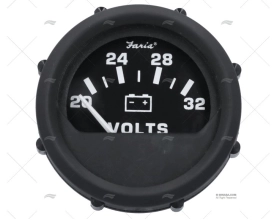 VOLTIMETRO FRN  20-32V NEGRO