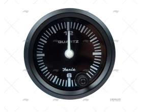 RELOJ HORARIO UT 12V NEGRO FARIA