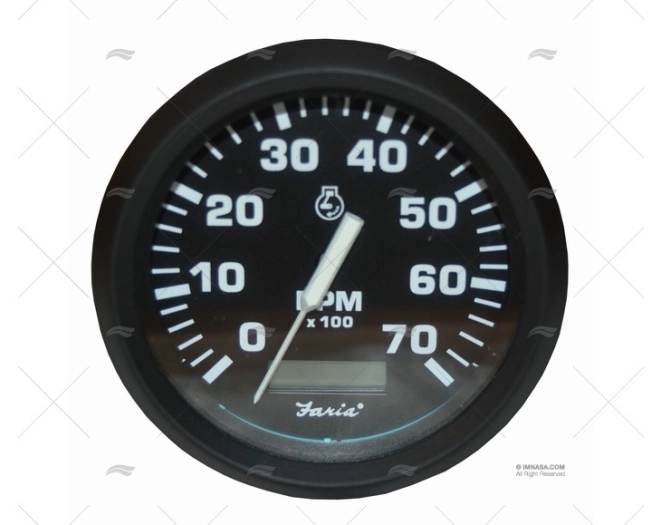 TACHOMETER 7000 UNIVERSAL W/HOURCOUNTER FARIA