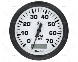 TACHOMETER 7000 UNIVERSAL W/HOURCOUNTER FARIA