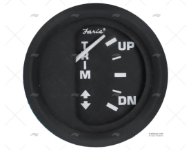 TRIM GAUGE OMC OUTBOARD BLACK 2'