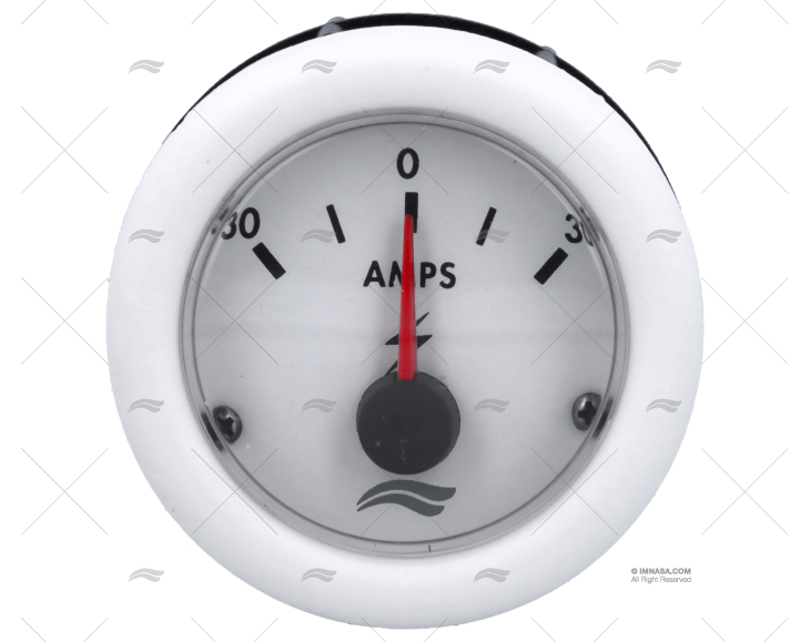 AMMETER IMB  30A WHITE IMNASA