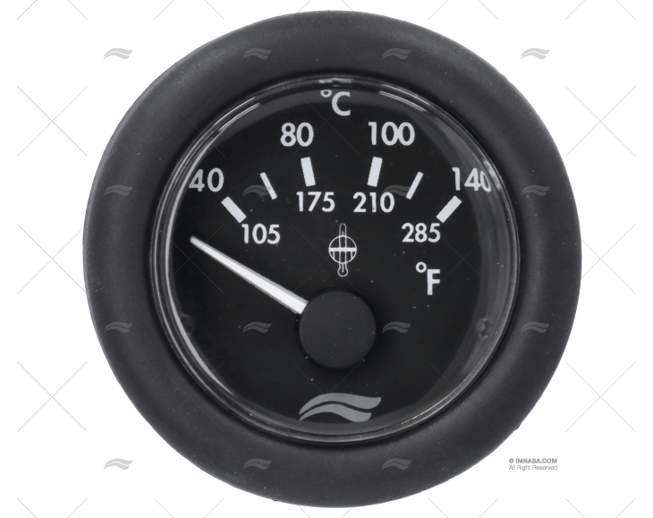 TEMPERATURE GAUGE IMN 150?C 12V BLACK