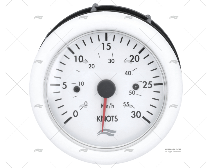 SPEEDOMETER IMB  30KN 12V WHITE IMNASA