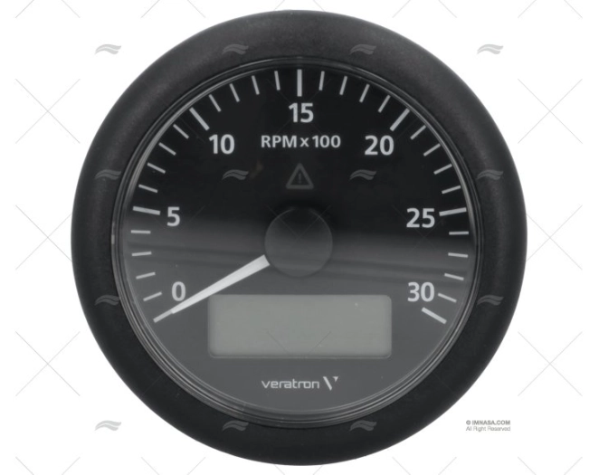 TACHOMETER VLN 12/24V 3000RPMH 80mm VDO