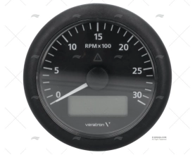 TACHOMETER VLN 12/24V 3000RPMH 80mm VDO