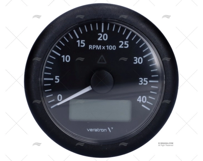 TACHOMETER VLN 12/24V 4000RPM 80mm