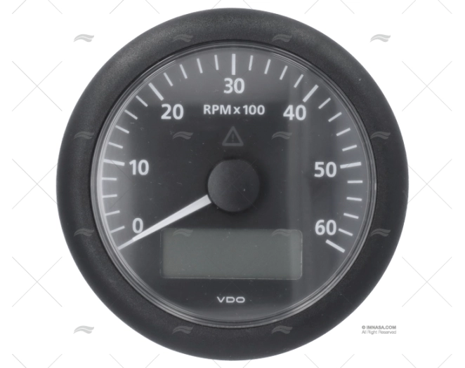 TACHOMETER VLN 12/24V 6000RPMH 80mm