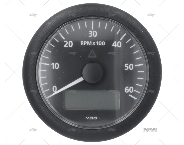 TACHOMETER VLN 12/24V 6000RPMH 80mm VDO