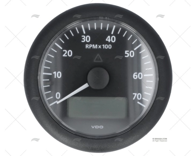 TACHOMETER VLN 12/24V 7000RPMH 80mm