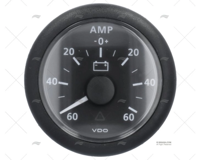 AMMETER VLN 12/24V  60A 52mm VDO