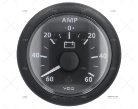 AMMETER VLN 12/24V  60A 52mm VDO