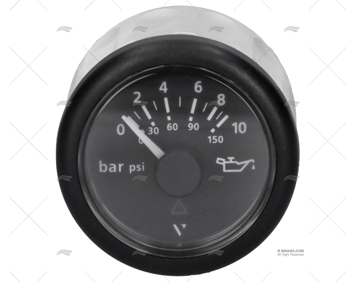 PRESSURE GAUGE VLN 12/24V 10BAR 53mm VDO