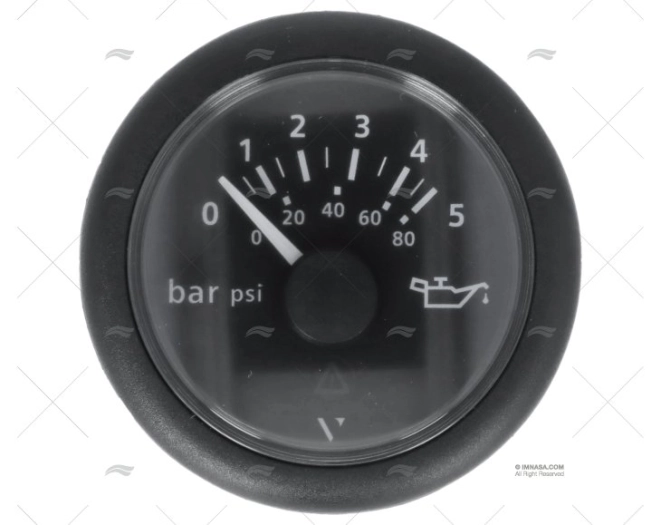 PRESSURE GAUGE VLN 12/24V 5BAR 53mm