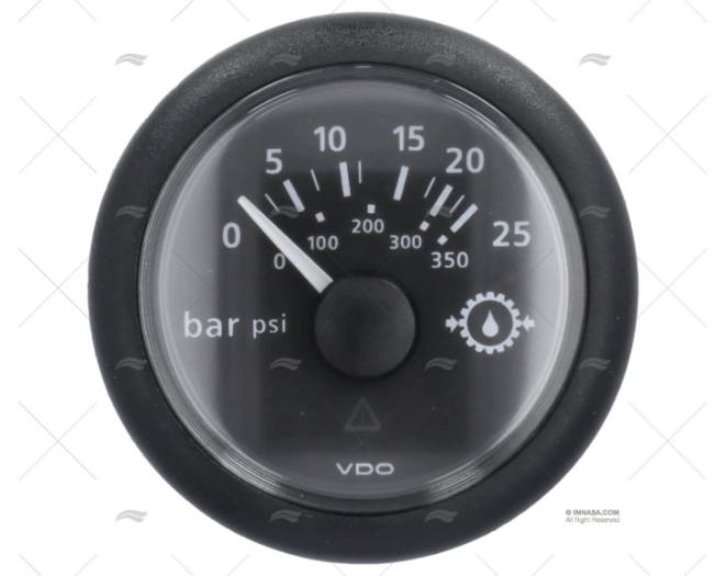 MANOMETER VLN 12/24V 25 BAR VDO