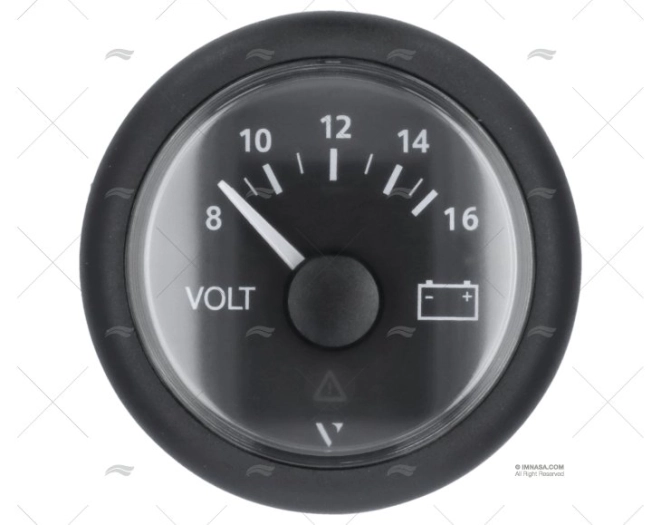 VOLTIMETRO VLN  12V 52mm