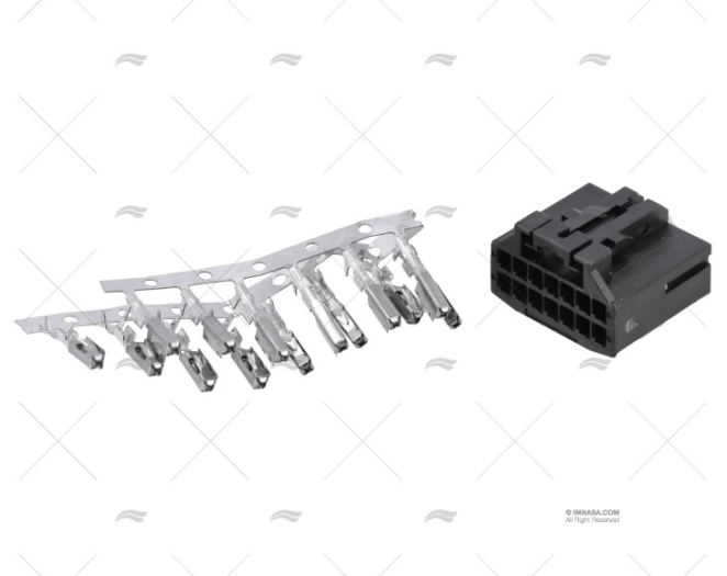 KIT CONECTOR 14PIN VL (CONECTOR+PINES)