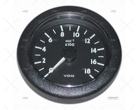 TACHOMETER OLN 85mm 1800W 12V VDO