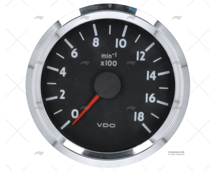 TACHOMETER OLC 85mm 1800W 12V VDO