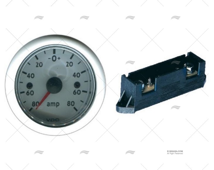 AMMETER OLC 80A 12V W/ SHUNT VDO