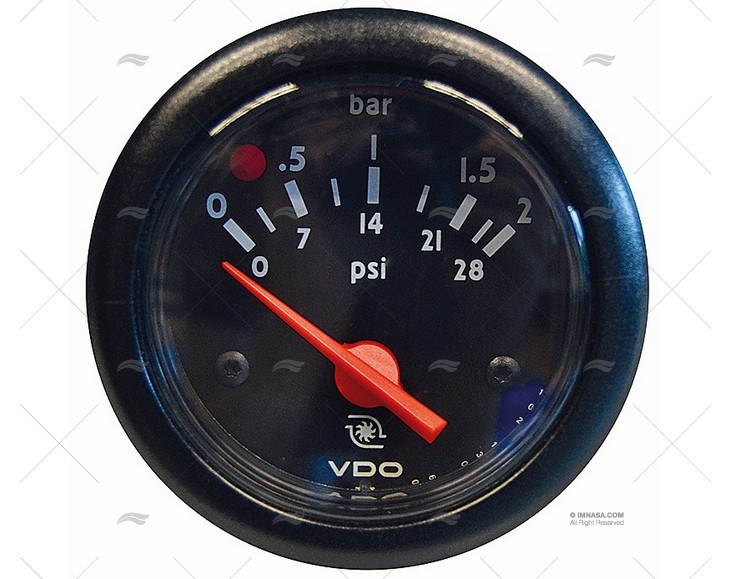 PRESSURE GAUGE OLR 2B 12V VDO